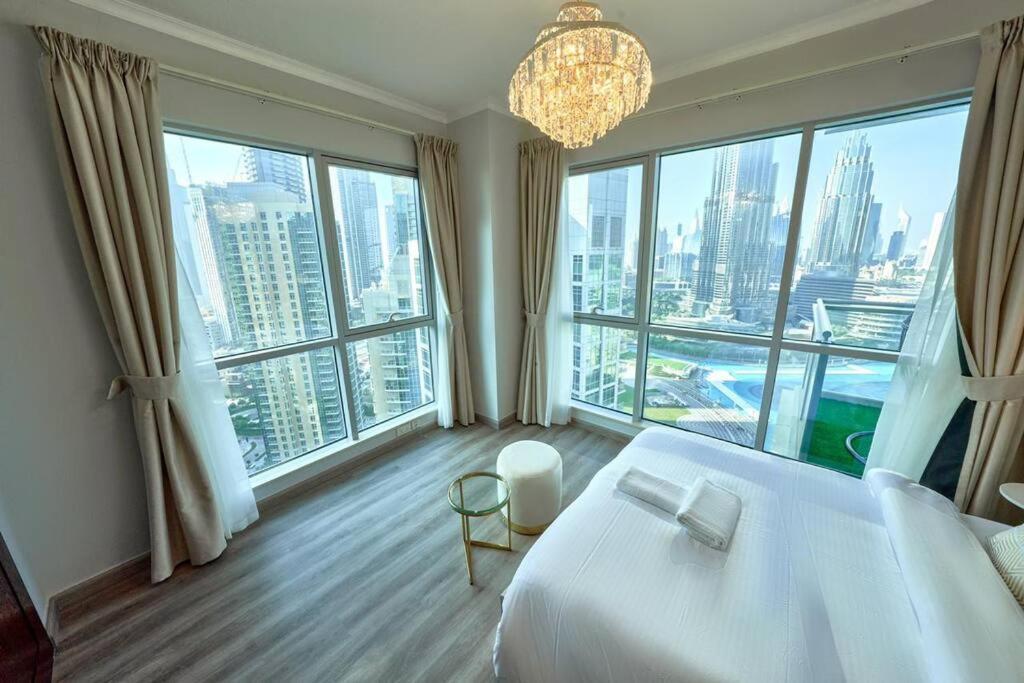 Апартаменти Magnificent Luxury 3Br With Amazing Burj & Fountain View Дубай Екстер'єр фото