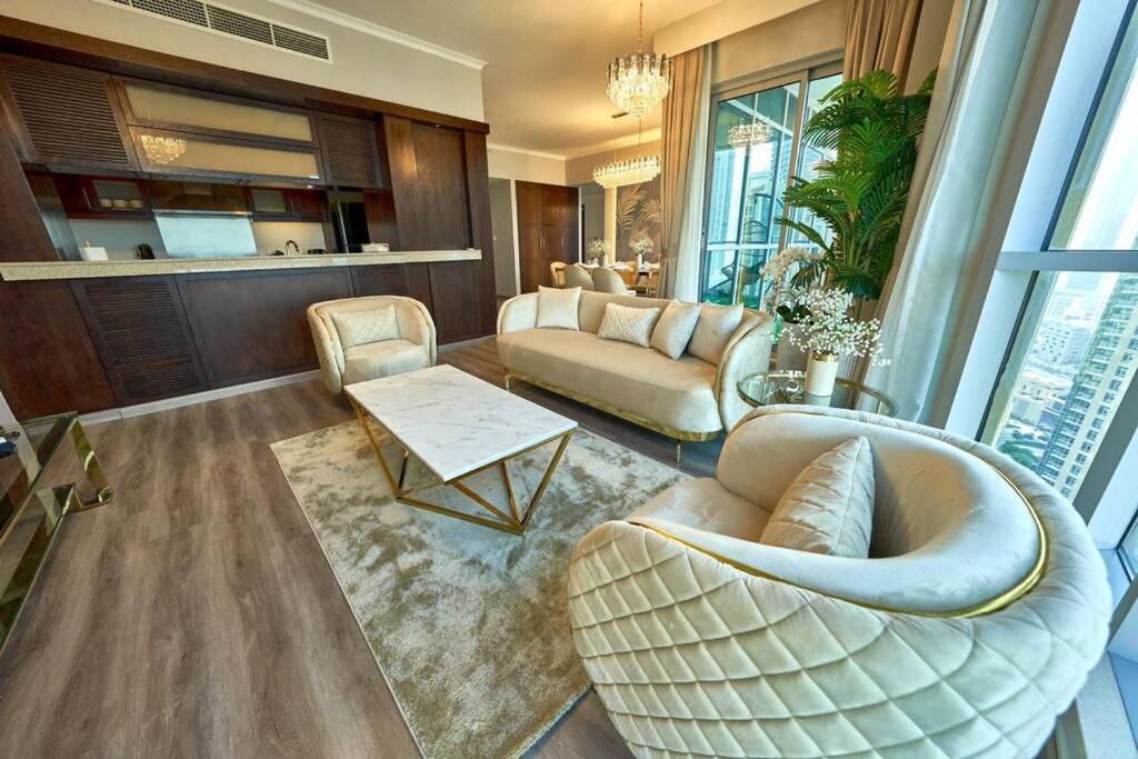 Апартаменти Magnificent Luxury 3Br With Amazing Burj & Fountain View Дубай Екстер'єр фото
