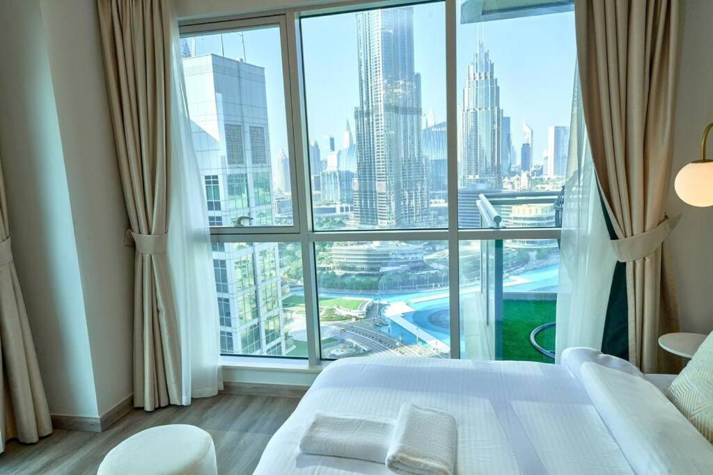 Апартаменти Magnificent Luxury 3Br With Amazing Burj & Fountain View Дубай Екстер'єр фото